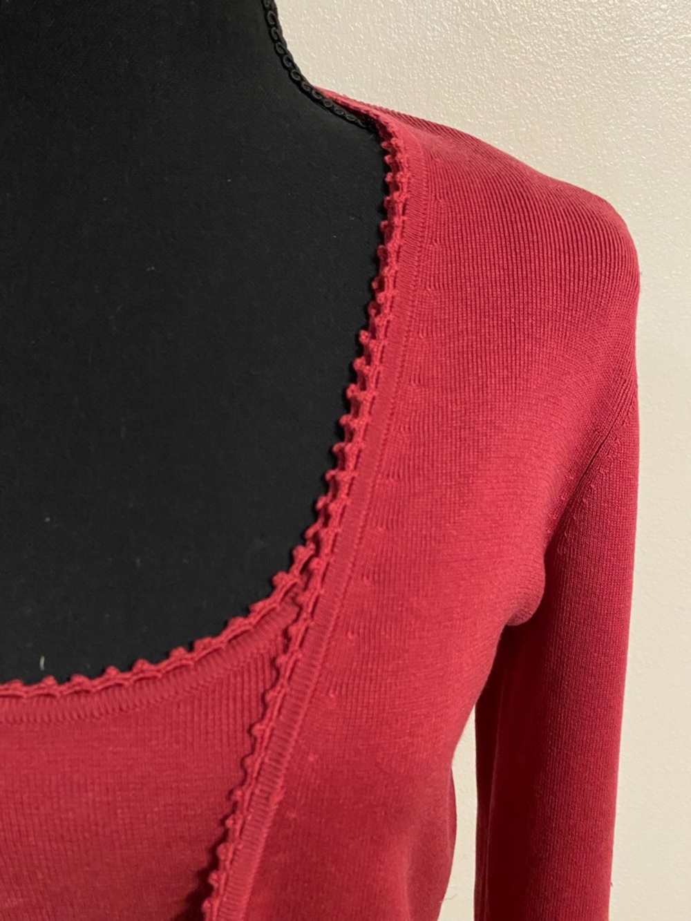Ann Taylor Cardigan Set Women's Size XS Red Knit Cardigan & Tank Set Silk Blend - Picture 5 of 16